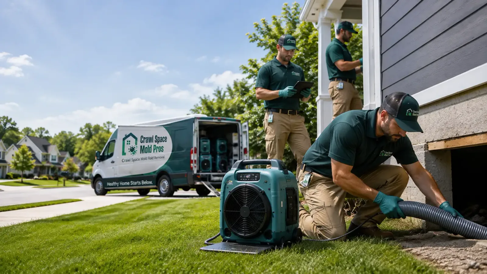 Crawl Space Mold Removal in Muir, MI